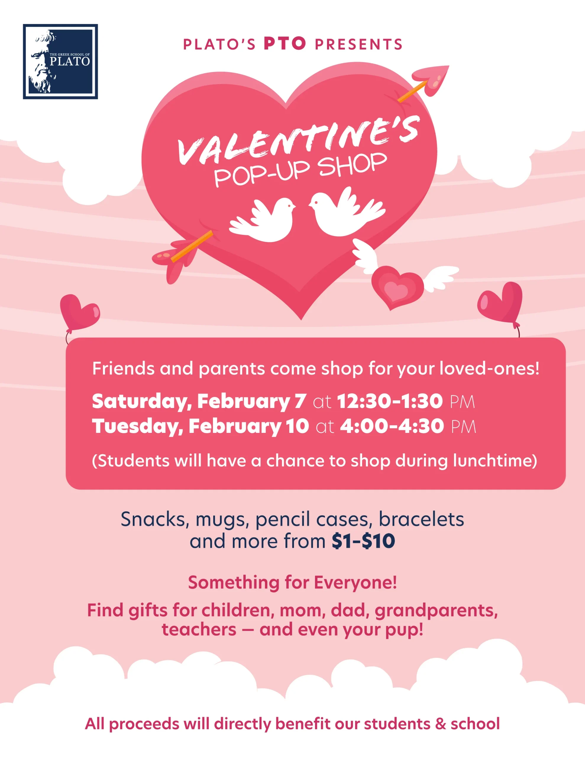 Valentine’s Pop-Up Shop at Plato 💕