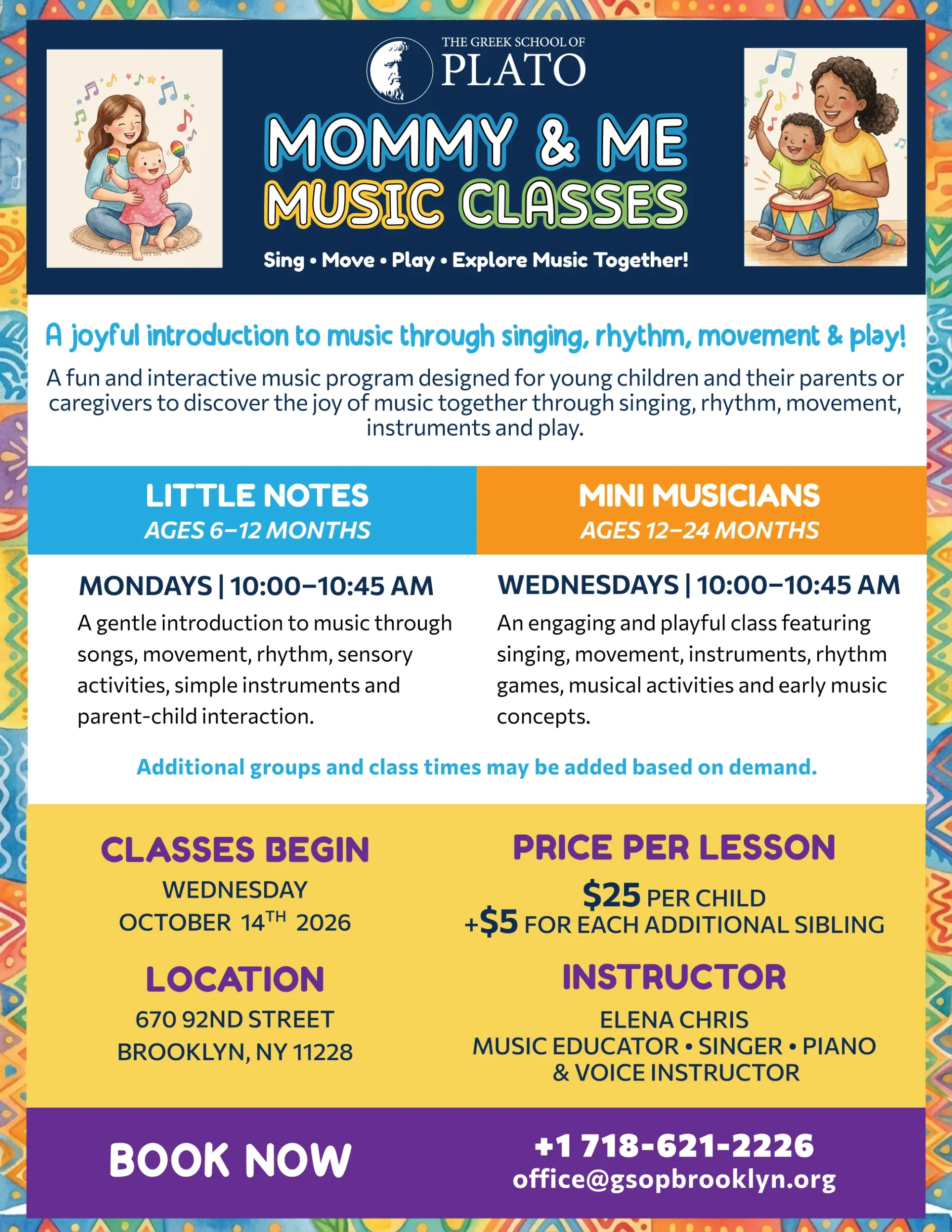 Mommy & Me Music Classes in Brooklyn